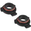 Unifizz 2 pz 9012 HIR2 LED Faro Auto Nero Adattatore Universale Base Lampadina Prese Supporto Fermo