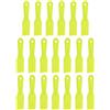 sourcing map 20 raschietti per stucco, larghezza 5,1 cm, in plastica flessibile, per stucco e vernice, per nastrare cartongesso, spalmare, pittura, graffio, giallo, 20 pezzi