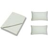 Bianca Cotton Soft PLAIN DYED GREEN LENZUOLA 180X280+ 2 FEDERE 50X80 H/W