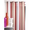 HomeMaison Tenda in stamigna, Motivo: Righe Verticali, 100% Poliestere, Arancione, 140 X 260