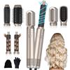 UKLISS Pro Airstyler 6 in 1 - Spazzola Asciugacapelli con Asciugacapelli, Spazzola Soffiante, Airflow Ricci per Capelli, Spazzola ad Aria Calda, Spazzola Lisciante| Styling per Tutti i Tipi di capelli