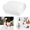ETONSUNNY Neve Finta Natalizia,240 * 80cm Neve Artificiale per Decorazioni,Soffice,Morbido e Candido di Decorazioni Albero di Natale,Neve Finta Decorazioni Natalizie (Senza luci)