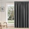 MIULEE Tende Oscurante da Interno Tenda Altezza Tenda Termica IsolanteTende Moderne per Soggiorno e Camera da Letto 1 Pezzi,225x300 cm, Grigio