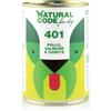 Natural code 401 cane pollo salmone e carote 400 gr