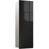 Emco Modulo per armadio ASIS pure con chiusura frontale in vetro a sinistra, a incasso, 730 mm, nero