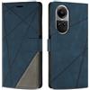 SONWO Cover per Oppo Reno10 PRO, Flip Caso in PU Pelle Case Cover Custodia con Slot per Schede e Supporto Stand per Oppo Reno10 PRO, Blu