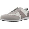 Geox U ARTHIEN A, Scarpe da Ginnastica Uomo, White/Lt Grey, 42 EU