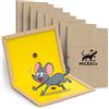 Mice&Co 8X Trappola per Topi e Ratti XXL - Tavoletta Adesiva Professionale con Colla Extra Forte | Maxi Trappole per Topi Grandi, Senza Veleno