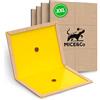 Mice&Co 4X Trappola per Topi e Ratti XXL - Tavoletta Adesiva Professionale con Colla Extra Forte | Maxi Trappole per Topi Grandi, Senza Veleno