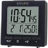 Explore Scientific Orologio EXPLORE SCIENTIFIC radiocontrollato 12/24 RDC1005 nero