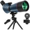 BOSSDUN Cannocchiale, Telescopio Ultra HD 25-75X70, doppia messa a fuoco HD, impermeabile Cannocchiale FMC Lens-BAK4 Prism con custodia per il trasporto TreppiHDe per il tiro al bersaglio Caccia Bird Watching