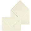 Netuno 20 buste da lettera grandi colorate ecru formato C5 16,2 x 22,9 cm 120g buste grandi eleganti carta colorata per partecipazioni biglietti inviti matrimonio compleanno Natale Pasqua