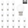 VIRANSHEN 20 Pezzi Lampadine LED B22 Luce Fredda, 3W equivalenti a 30W, 240Lm, Consumo Basso, Risparmio Energetico, Lampada B22 per Luci d'atmosfera Casa Patio Esterno Decorazione Feste Matrimoni