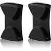 Gosknor 2pz Clip per Occhiali da Casco da Sci, Adesivo Ski Helmet Goggle Clip Impugnatura per Occhiali per Caschi da Sci/Snowboard per Fissare Gli Occhiali (Nero)
