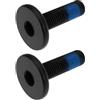 ECSiNG 2 Bulloni Per Perno Pedivella Flangiato Per Biciclette M8 X 1,0 X 24 Mm Compatibile Con BMX Biciclette