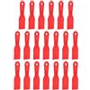 sourcing map 20 raschietti per stucco, larghezza 5,1 cm, in plastica flessibile, per stucco e vernice, per nastrare cartongesso, spalmare, pittura, graffio, colore rosso