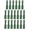 sourcing map 20 raschietti per stucco, larghezza 5,1 cm, in plastica flessibile, per stucco e vernice, per nastrare cartongesso, spalmare, dipingere, graffiare, colore: verde scuro