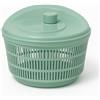 GC GLOBALCOMMERCE Centrifuga per Insalata Grande Capienza 16x22cm con Imbuto Antischizzo | Centrifuga in Plastica Senza BPA