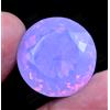 Naturale Viola-Rosa Welo Opale 50.20 KT Rotondo Certificato Non Scaldato Loose