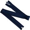 Aerzetix - Set di 6 Cerniere a Spirale n. 5 da 55 cm separabili | Blu Scuro | con tiretto Decorativo per Confezioni di Abbigliamento, Accessori Tessili, Pochette e creazioni Varie