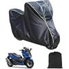 BONJUME Telo Moto Per Honda Forza 350 Forza 125 Sh 350i, Telone Oxford 210d Per Moto Scooter Elettrici Con Strisce Riflettenti Foro Per Serratura Antipioggia Antisole Antineve E Antipolvere