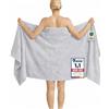 Komfortec Telo Bagno 100x200 cm 100% Cotone, Telo Sauna XXL, Morbido e Assorbente, Spugna, Asciugatura Rapida, Grigio Antracite