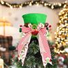 PARTY KNIGHT Puntale per albero di Natale, decorazione natalizia con Grinch, puntale per albero di Natale fatto a mano, puntale per albero di Natale Grinch