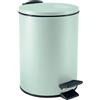 Spirella - Cestino a Pedale Adelar - Acciaio Opaco - Meccanismo Slow Close Silenzioso - Rivestimento Anti-Tracce - Design Moderno ed Elegante - Verde Opaco - 3L