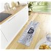 Hanse Home Cook & Clean - Tappeto da cucina I Like Coffee Espresso antiscivolo, facile da pulire, per cucina, corridoio, ingresso, sala da pranzo, 50 x 150 cm