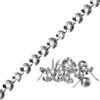 QUARKZMAN Striscia Chiodi Tappezzeria, 1 Metro Chiodi Decorativi in Rame Forma Fiore per Divano, Testiera, Sedia e Mobili Chiodi Tappezzeria (11mm Argento)
