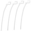 Sinbana 4pz Blocco Sportivo per Oticon 85dB Apparecchi Acustici, Blocco Fissaggio con Coda Ritenzione Sicura Ricambio per Oticon Accessori e Forniture Apparecchi Acustici (Trasparente)