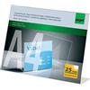 SIGEL TA211 Espositore da tavolo inclinato, 30x21x6,3 cm, per A4 orizzontale,, per bancone, ristorazione, ufficio, matrimonio, etc, resistente ai raggi UV, acrilico, trasparente, 1 pezzo