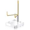 Sibba Supporto per Foto con Bracci In Metallo Regolabili Base In Acrilico Base Piccola Base Trasparente Decorazione per La Casa Accenti per Foto Libri Decorativi Corallo Geodi Roccia