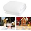 ETONSUNNY Neve Finta Natalizia,240 * 80cm Neve Artificiale per Decorazioni,Soffice,Morbido e Candido di Decorazioni Albero di Natale,Neve Finta Decorazioni Natalizie (5M LED Luce)