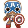 Funko - Marvel: Marvel Holiday (Gingerbread Captain America) POP! Vinyl /Toys