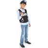 Rubie's RUBIES - Kit di poliziotto per bambini - Taglia unica 5-8 anni - Costume da poliziotto francese con berretto, pettorina e manette - Gioco di ruolo della polizia per carnevale, Halloween, compleanno