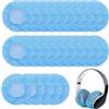 MINZHI 200 Pezzi di Copri Cuffie, Copri Auricolari Antipolvere, Protettive Ear Pads Covers, Copri Cuffia Non Tessuto, Elastiche cover cuffie, adatti per cuffie larghe da 11 a 12 cm (Blu)
