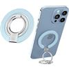 KOEMCY Supporto Magnetico Cellulare Anello Magsafe Accessori Smartphone Magnetic Phone Holder Supporto Telefono Magnetico Anello Per Cellulare Supporto Cellulare Da Tavolo(Blu)