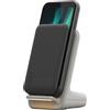 Doro Aurora A20 Smartphone per Anziani con WhatsApp a Conchiglia 4G, Base di Ricarica Wireless Inclusa, Tasto SOS con GPS, Compatibile Apparecchi Acustici, Grafite