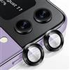 AnnhanT Annhan Vetro Temperato per Samsung Galaxy Z Flip 4 Fotocamera, Telaio Alluminio in Metallo [Resistente ai Graffi] Protezione Obiettivo Fotocamera per Samsung Galaxy Z Flip 4 - Nero