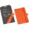 Semikolon 370991 Notebook Pocket 3-in-1 - Custodia pieghevole per taccuino A5 - con chiusura in gomma e passante per penna - Arancione