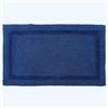 HOMESCAPES Tappetino da bagno extra large 1600 g/m², super morbido, 100% cotone, reversibile, antiscivolo, lavabile, super assorbente, asciugatura rapida, 70 x 120 cm, blu navy