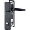 HOPPE Maniglia Austin PZ - Maniglia + pomello della porta e scudo RC2 con protezione nucleare, alluminio nero opaco