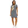 Tommy Hilfiger 1985 Slim Pique Polo Dress SS Ww0Ww43228, Vestito Polo, Donna, Blu (Dark Night Navy/Ecru STP), S