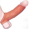 Girlove Guaina Pene con Anelli per Coppia, Cock Ring Sex Toys per Uomo per Aumentare la Circonferenza del Pene, Miglioramento Dell'erezione e Ritardare L'eiaculazione, Silicone, Reusable (Y1)