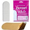 STALEKS PRO 30 pezzi di ricambio di lime per piedi bianchi usa e getta per base raschietto. Pedicure grattugia. Expert White 10 (grana 180, 1, unità, grana 180)