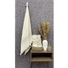 Questo Casa Telo mare 16/1 Bamboo Aphrodisia in tessuto jacquard ad asciugatura rapida, 330 g/m², 80 x 150 cm, 1 pezzo, naturale beige