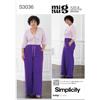SIMPLICITY Mimi G Style K5 SS3036K5 - Cartamodello per pantaloni da donna, taglie dalla 40 alla 46