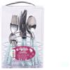 Levitantes Set di posate 24 pezzi in acciaio inox colore blu. Ideale per tavoli eleganti e cene formali. Progettato per l'uso quotidiano e occasioni speciali. #