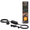 Steinel 35 W Alimentatore trasformatore a bassa tensione con presa EU, resistente alle intemperie IP67, 2 uscite, Plug & Play, accessori da giardino 24 V, nero